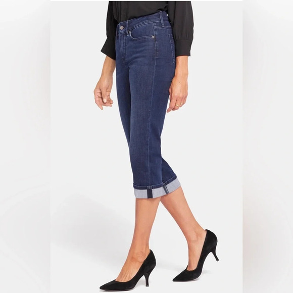NYDJ Marilyn Straight‎ Capri in Cool Embrace Denim - Picture 1 of 8
